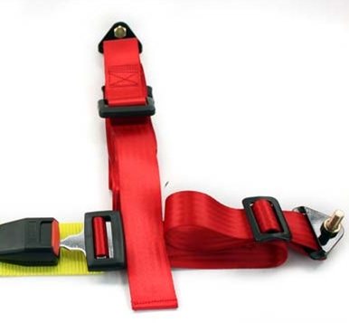 NRG Innovations - NRG Innovations 4 Point 2 inch Safety Harness - Red