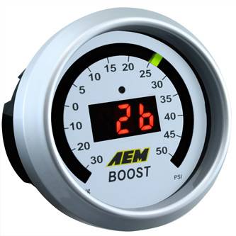AEM - AEM Digital Boost Gauge 50 psi