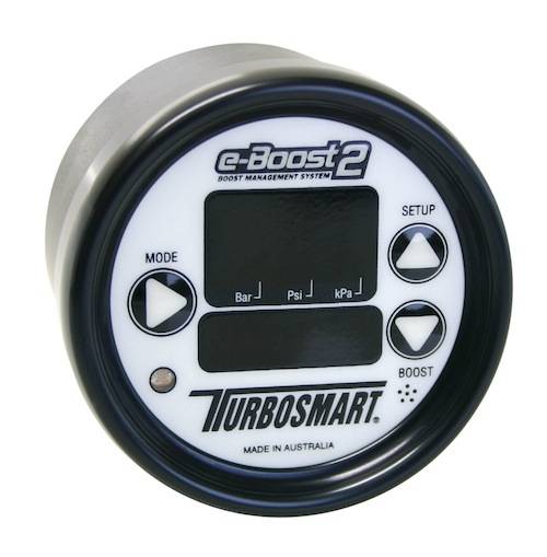Turbosmart - Turbosmart e-Boost 2 66mm Boost Controller (White with Black)