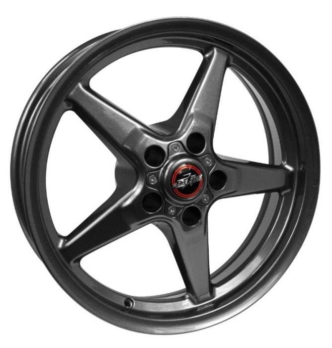 Race Star - Race Star 92 Drag Star Bracket Racer 17x10.5 5x120 B.C./ 7 B.S. Metallic Gray Wheel 92-705253G