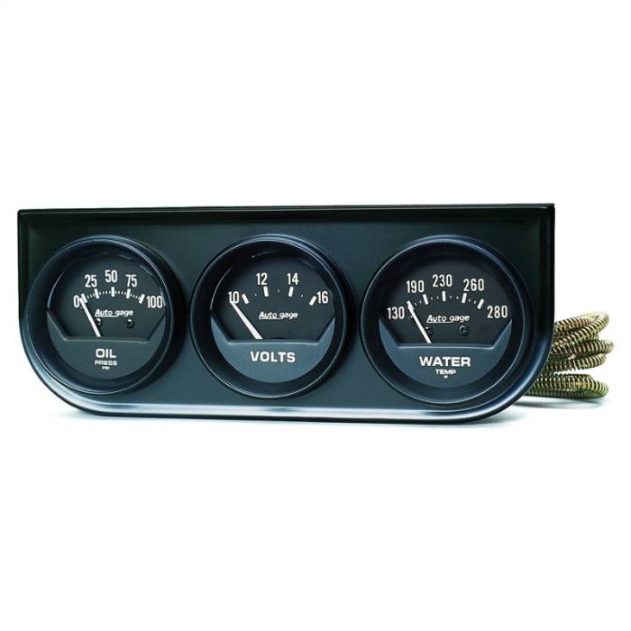 Auto Meter - 3 GA PNL OP/WT/V M B 2348