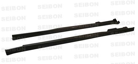 Seibon - 1996-2000 Honda Civic Coupe & HB Seibon Carbon Fiber Side Skirts - TR Style