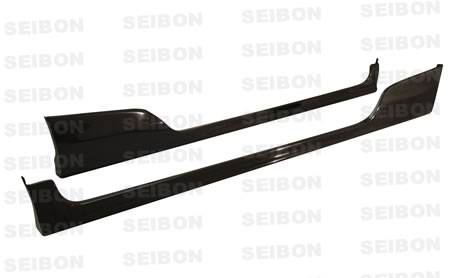 Seibon - 2002-2005 Honda Civic Si Seibon Carbon Fiber Side Skirts - TR Style