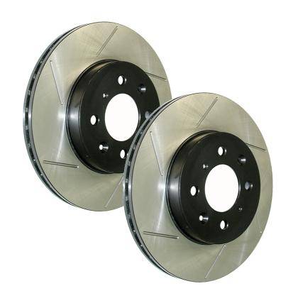 StopTech - 2012-2015 Honda Civic Si StopTech Slotted Sport Rotors (Rear L-R)