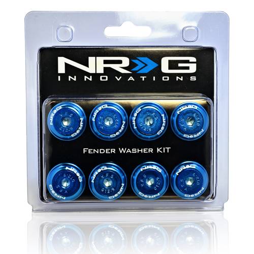 NRG Innovations - NRG Innovations Fender Washer Kit 8mm - Blue