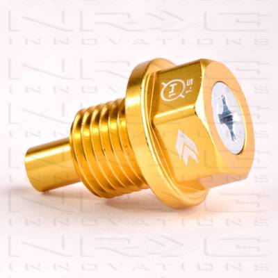 NRG Innovations - NRG Innovations Magnetic Oil Drain Plug M14 X 1.5 - Gold