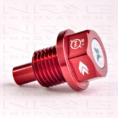 NRG Innovations - NRG Innovations Magnetic Oil Drain Plug M14 X 1.5 - Red