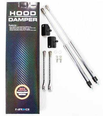 NRG Innovations - 2011+ Honda CR-Z NRG Innovations Hood Dampers - Polished