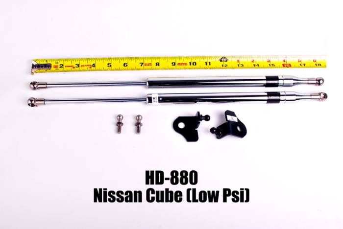 NRG Innovations - 2009+ Nissan Cube NRG Innovations Hood Dampers - Polished
