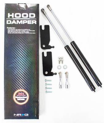 NRG Innovations - 1992-1995 Honda Civic NRG Innovations Hood Dampers - Carbon Fiber