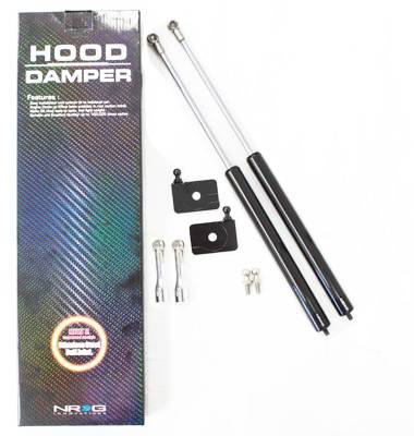 NRG Innovations - 1993-1995 Mazda RX-7 NRG Innovations Hood Dampers - Carbon Fiber