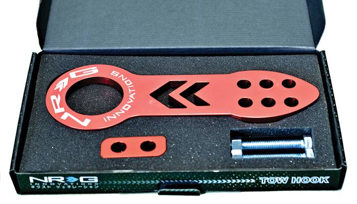 NRG Innovations - NRG Innovations Tow Hook Front - Red