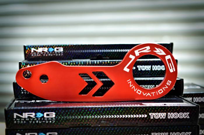 NRG Innovations - NRG Innovations Tow Hook Rear - Red
