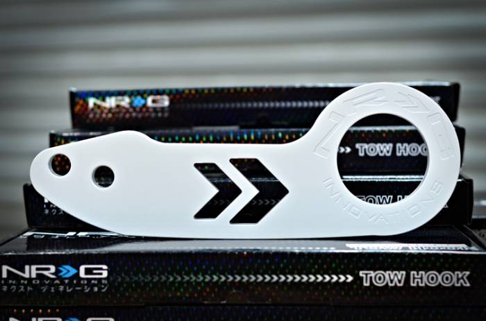 NRG Innovations - NRG Innovations Tow Hook Rear - White