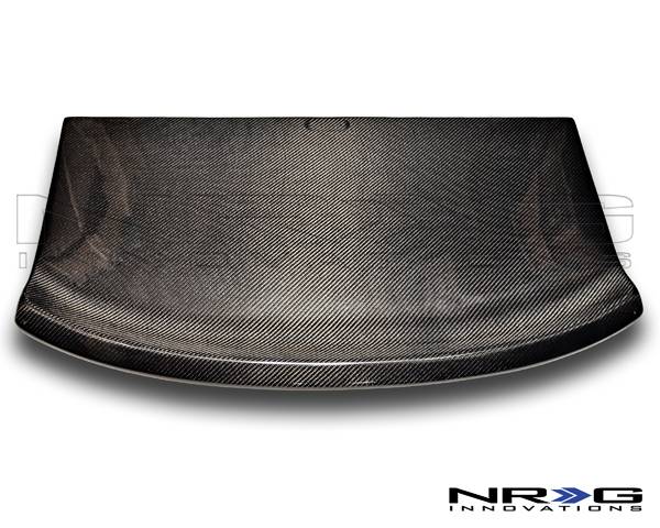 NRG Innovations - 1989-1994 Nissan 240SX NRG Innovations Black Carbon Fiber Interior Deck Lid