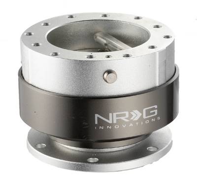 NRG Innovations - NRG Innovations Quick Release Gen 2.0 (Silver Body w/ Titanium Chrome Ring) -