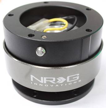NRG Innovations - NRG Innovations Quick Release Gen 2.0 (Black Body w/ Titanium Chrome Ring (5 hole))