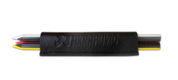 Akrapovic - Akrapovic Leather Crayons case - black 800946