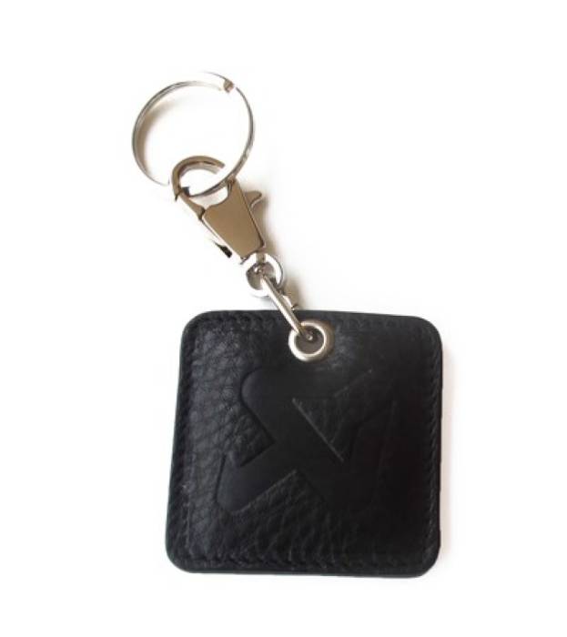 Akrapovic - Akrapovic Square Leather Keychain - black 800948