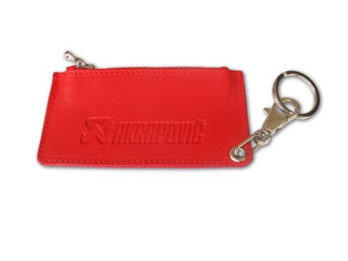 Akrapovic - Akrapovic Leather Zip Keychain - red 800966