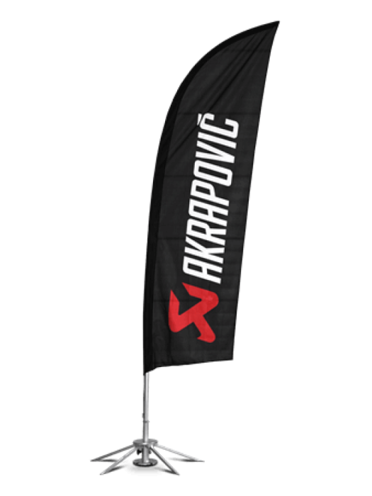 Akrapovic - Akrapovic Self-standing flag set with tent flag kit 801439