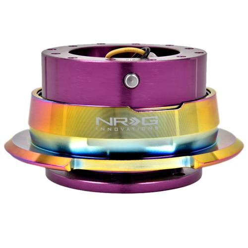 NRG Innovations - NRG Innovations Quick Release Gen 2.8 (Purple Body w/ Diamond Cut Neochrome Ring)