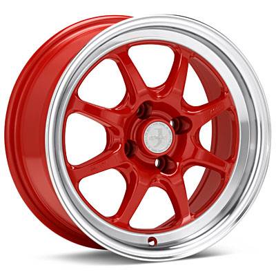 Enkei - Enkei Classic Series Wheel J-Speed 15x7 4x100 - Red