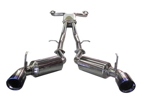 Injen - 2003-2008 Nissan 350Z Injen SES Dual 60mm S.S. Cat-Back Exhaust System