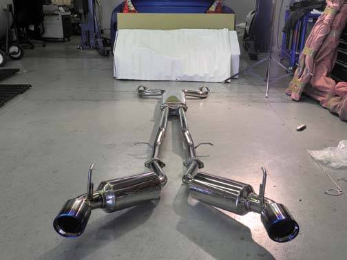 Injen - 2009 Nissan 370Z Injen SES Dual 60mm S.S. Cat-Back Exhaust System