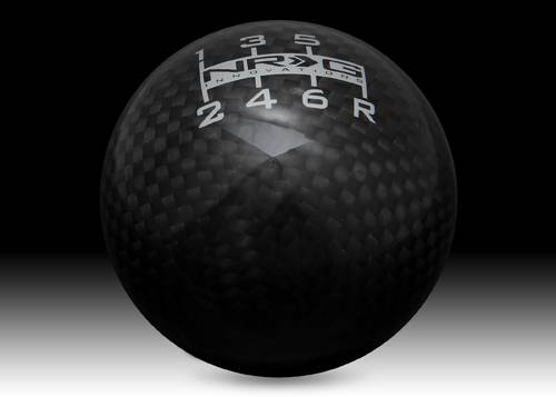 NRG Innovations - NRG Innovations Ball Black Carbon Fiber Heavy Weight 6 Speed Pattern - Universal 1.1LBS/480g