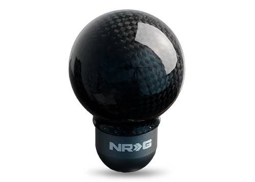 NRG Innovations - NRG Innovations Semi-Ball Carbon Fiber w/Logo - Universal