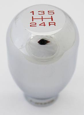 NRG Innovations - NRG Innovations 5 Speed Chrome Heavy Weighted Shift Knob - Universal 1.1LBS/480g