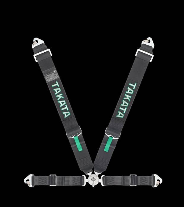 Takata - Takata Race 4 Snap 4 Point Harness - Black