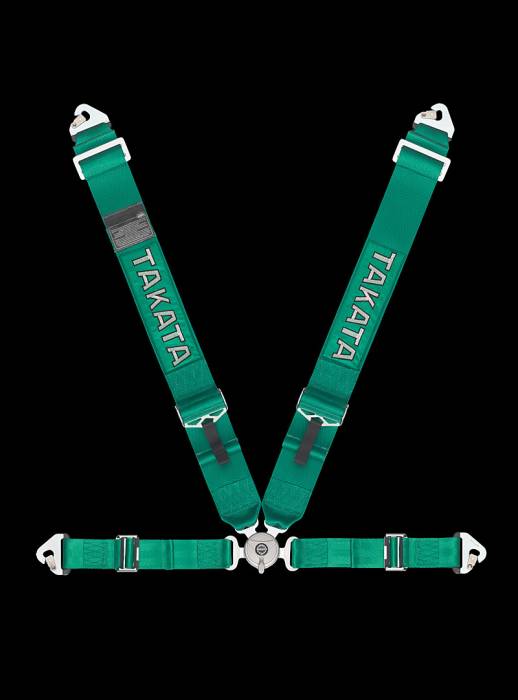 Takata - Takata Race 4 Snap 4 Point Harness - Green