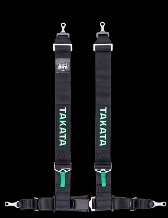 Takata - Takata Drift III Bolt Seat Belt Harness - Black