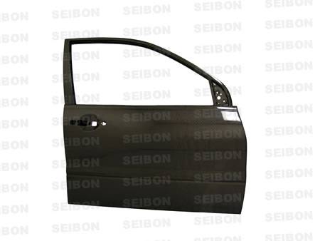 Seibon - 2003-2005 Mitsubishi Evolution VIII Seibon Carbon Fiber Doors (Front)