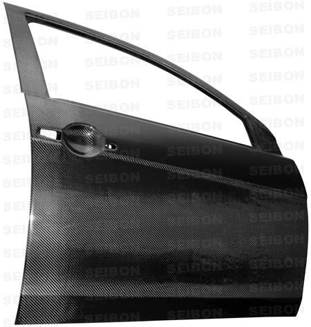 Seibon - 2008+ Mitsubishi Evolution X Seibon Carbon Fiber Doors (Front)