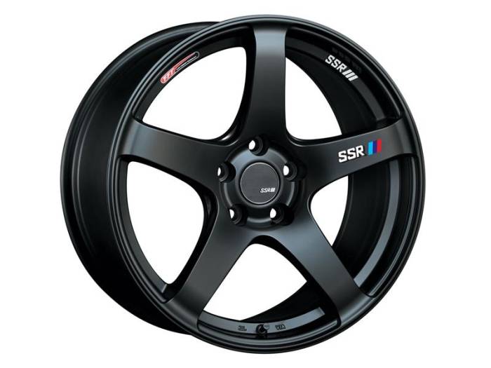 SSR Wheels - SSR Wheels GTV01 1-Piece Wheel 15x4.5 4x100 43mm Offset - Flat Black