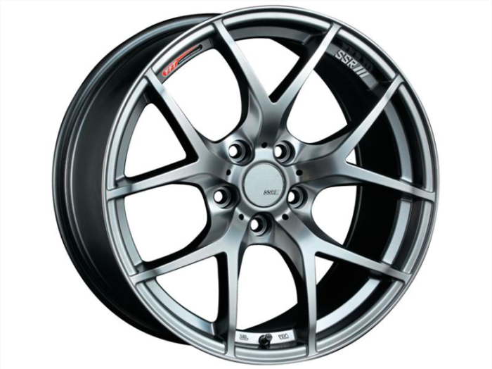 SSR Wheels - SSR Wheels GTV03 1-Piece Wheel 17x7.0 5x100 50mm Offset - Phantom Silver