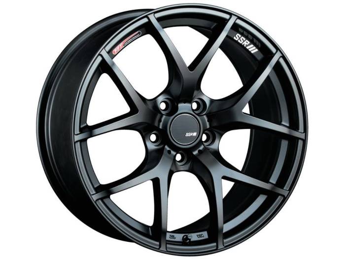 SSR Wheels - SSR Wheels GTV03 1-Piece Wheel 18x7.5 5x114.3 43/48/53mm Offset - Flat Black