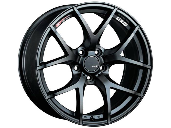SSR Wheels - SSR Wheels GTV03 1-Piece Wheel 19x8.5 5x114.3 38mm Offset - Flat Black