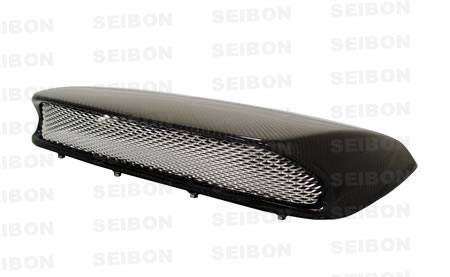 Seibon - 2004-2005 Subaru WRX and STI Seibon Carbon Fiber Hood Scoop - STI Style
