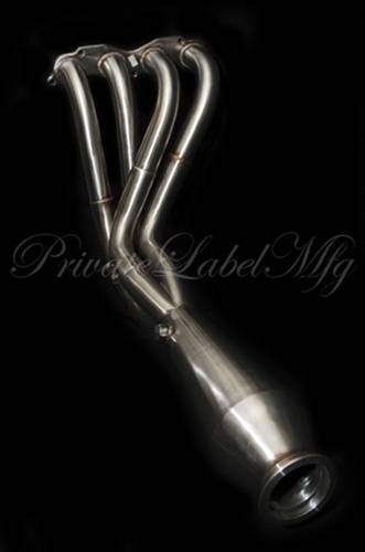 PLM Private Label Mfg - Honda/Acura w/ K Swap PLM Power Driven K Swap 4-1 Megaphone Header