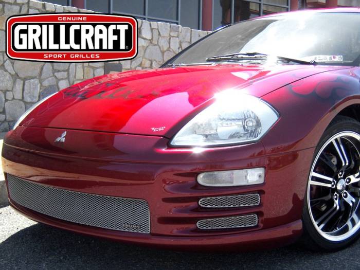 Grillcraft - 2000-2002 Mitsubishi Eclipse Grillcraft MX Series Lower Grille