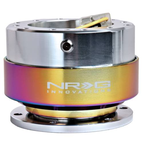 NRG Innovations - NRG Innovations Quick Release Gen 2.0 (Shiny Silver Body w/ Neochrome Ring)