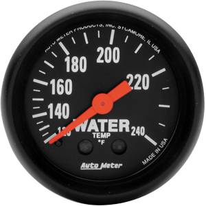 Auto Meter - Auto Meter Z-Series 2 1/16- Mechanical Water Temperature - 120 - 240 deg. F-