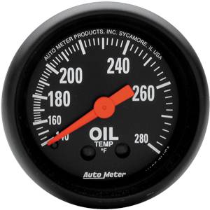 Auto Meter - Auto Meter Z-Series 2 1/16- Mechanical Oil Temperature - 140 - 280 deg. F
