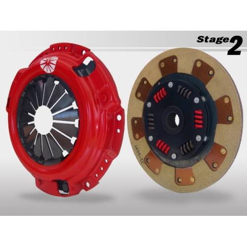 Action Clutch - 2000-2005 Toyota Celica 2ZZ Action Clutch Stage 2 1KS (Kevlar Sprung) Incl. HD Pressure Plate+Beariv/9- Kit