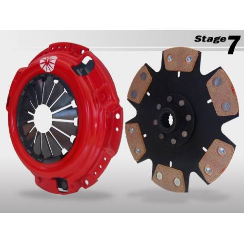 Action Clutch - 2000-2005 Toyota MR2 2ZZ Action Clutch Stage 7 6-puck/4-puck Rigid (Solid) Disc Track Clutch