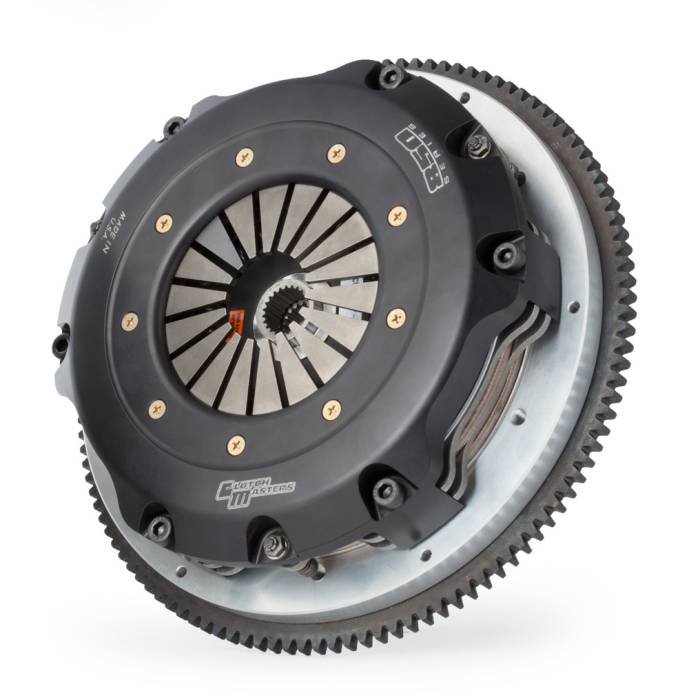 Clutch Masters - 2008+ Mitsubishi Evolution X 5spd ClutchMasters 850-Series Street Twin Disc Clutch Kit w/ Steel FW - Push Type